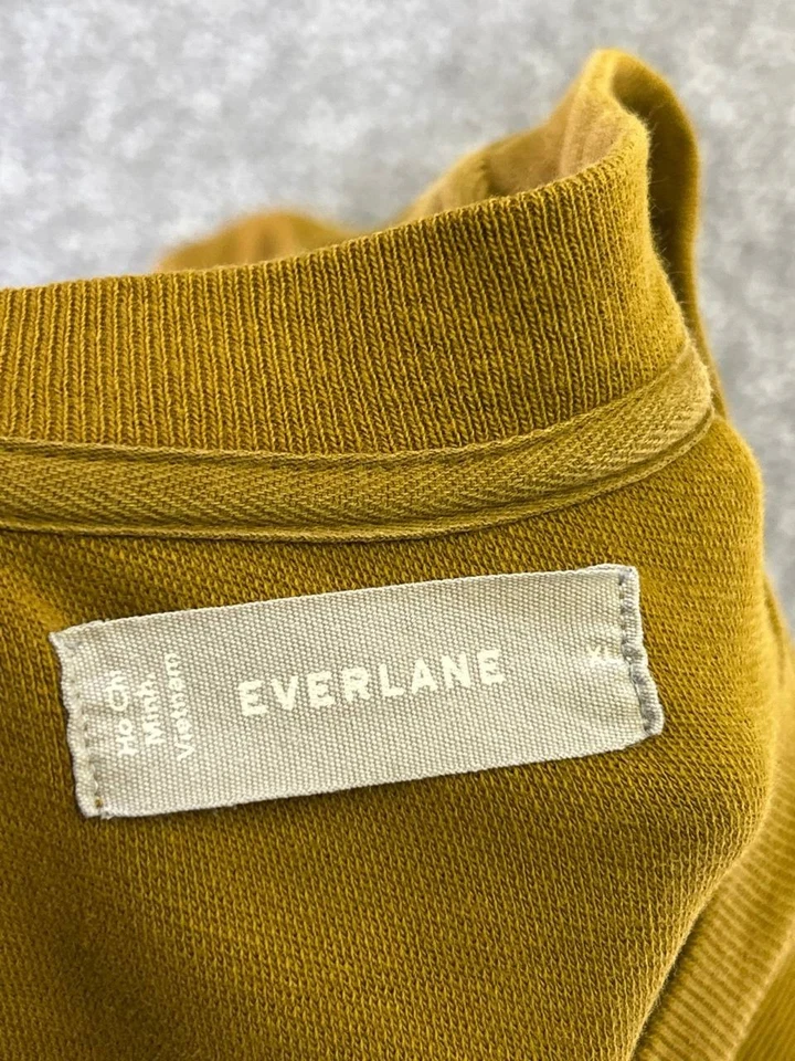 Sudadera Everlane para mujer XL marrón algodón pulóver Foto 3 de 4