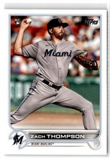 2022 Topps Zach Thompson RC #227 Miami Marlins