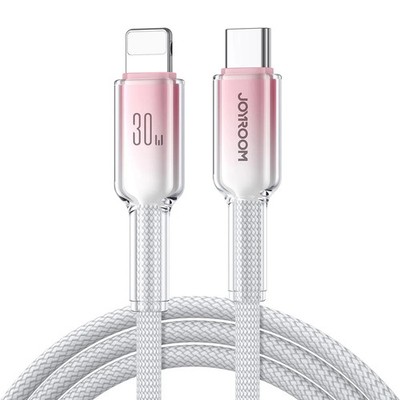 Ladekabel / Datenkabel USB-C zu iPhone 30W PD 1.2m Joyroom Schnellkabel Weiß