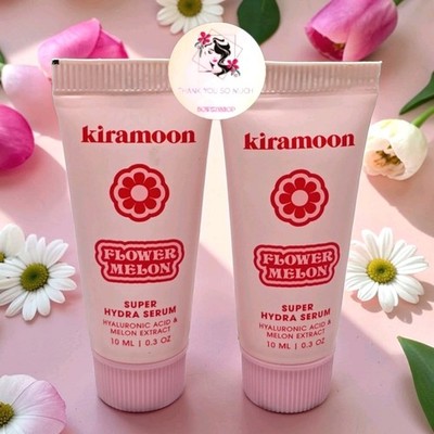 2 Kiramoon Flower Melon Super Hydra Serum 0.3 oz/10 ml Trial Size Free Shipping