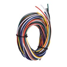 PVC Electrical Wire 22AWG Tinned Copper Flexible 6.56Ft/ 300V /1.55A/ 10Pcs