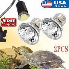 Reptile Lamp 75W UVA UVB 3.0 Pet Heat Lamp Bulb Turtle Basking Light Bulbs