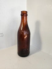 Amber Straight Side Coca-Cola Cleveland Ohio Double Arrow Bottle #8