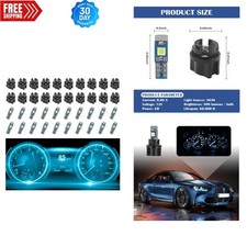 Super Bright Ice Blue 20pcs Led Dash Lights - Easy Plug And Play Installation