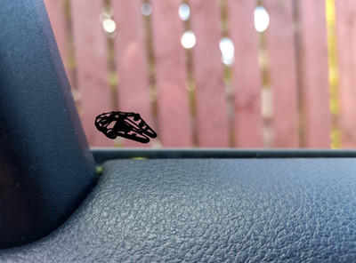 Millennium Osterei Auto Aufkleber Mini Vinyl Sticker Windschutzscheibe Fenster Glas