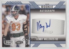 2020 Sage Hit Rookie Auto Blue Kenny Willekes #A72 Auto 0bt4