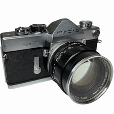 Minolta SR-7 SLR Camera With MC Rokkor-PF 58mm f1.4 Lens - Beautiful Condition
