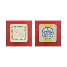 Dortmunder Hansa Dannemann Erntekrone Brauerei Bierdeckel Bier