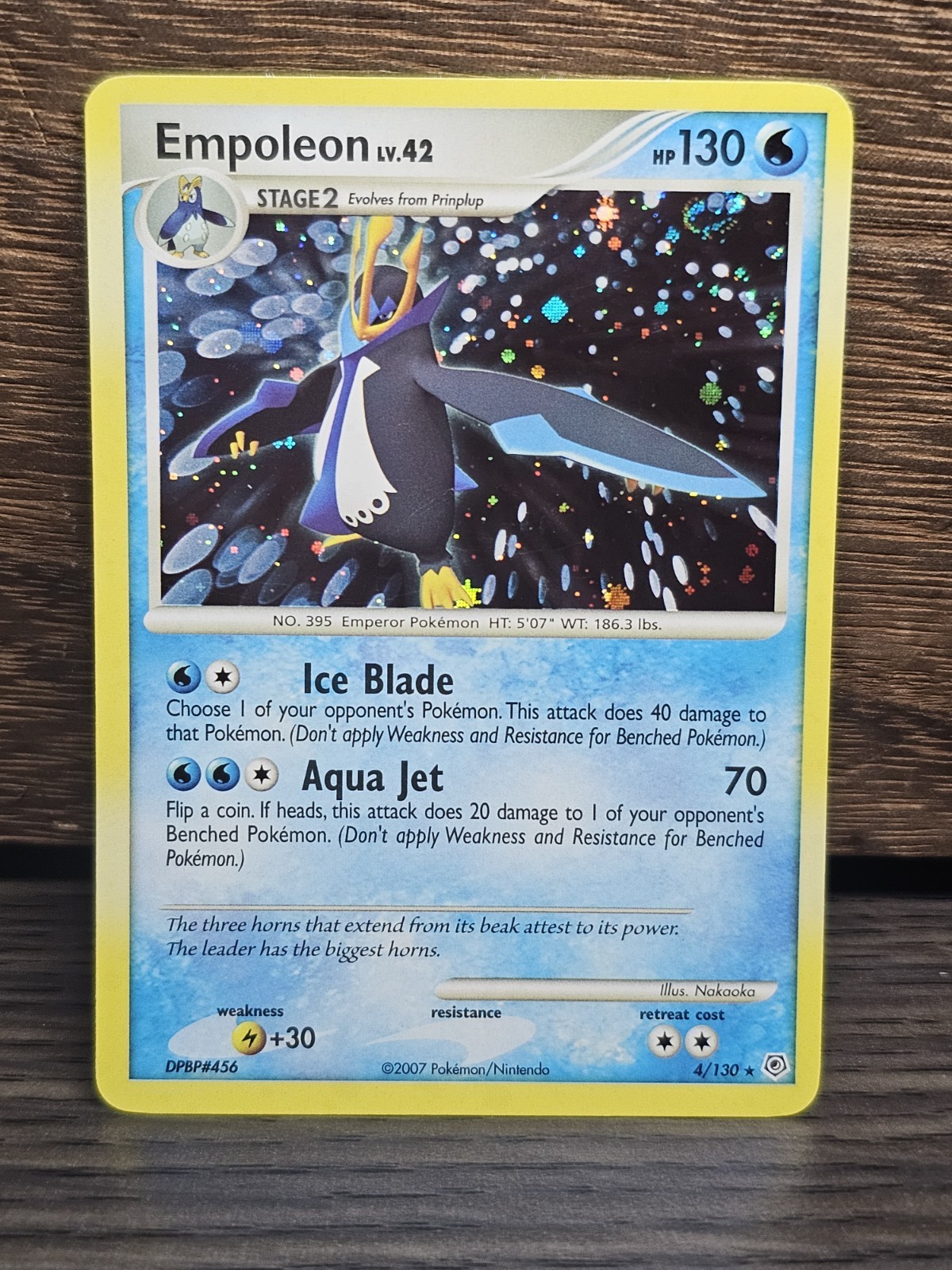 Empoleon 4/130 Rare Diamond & Pear Holo Pokemon Card Pokemon TCG LP