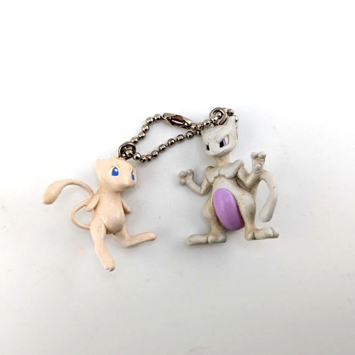 Mew Mewtwo Bandai 1997 Charm Keychain Pokemon Center figure #4
