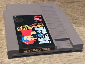Wrecking Crew 5 Screw Nintendo Nes Cleaned & Tested Authentic