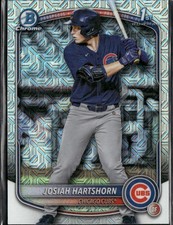 2025 Bowman Draft #BDC-21 Josiah Hartshorn Chrome Mojo Refractor