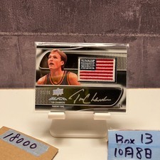 2008 Upper Deck Black Tom Chambers 32/50 Autograph Card Phoenix Suns Patch Card