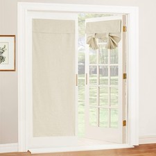 RYB HOME Door Window Curtains 69 inches, 100 26"W x 69"L Pack of 1 , Beige