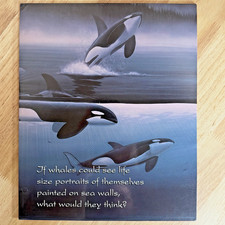 VTG Wyland - Northern Mist - Collectible School Folder - Unused - 1997