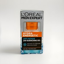 Image of Loreal Men Expert Hydra Energetic Anti Fatigue 24 H Gel 50ml Brand New Genuine