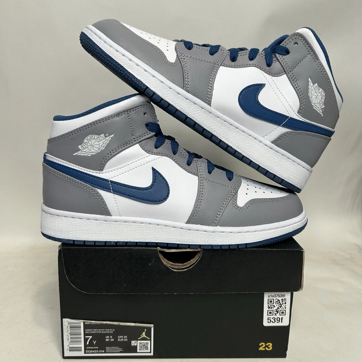 Jordan 1 Mid True Blue | eBay