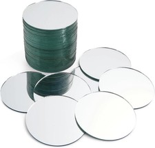 50 Pack of Small round Mirrors for Crafts 3 Inch - round Craft Mirrors for Wall