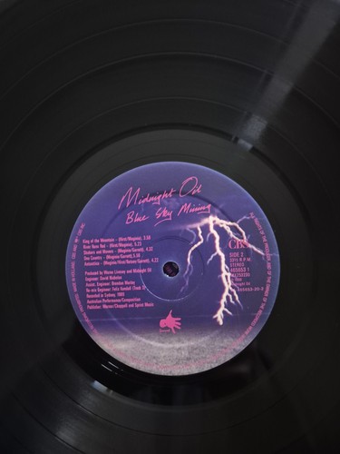 Midnight Oil Blue Sky Mining LP Album Stereo Europe 1990 Vinyl Record - Picture 11 of 16