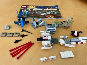 LEGO Star Wars 75037 Battle on Saleucami BARC Speeder For Parts w/ Manual