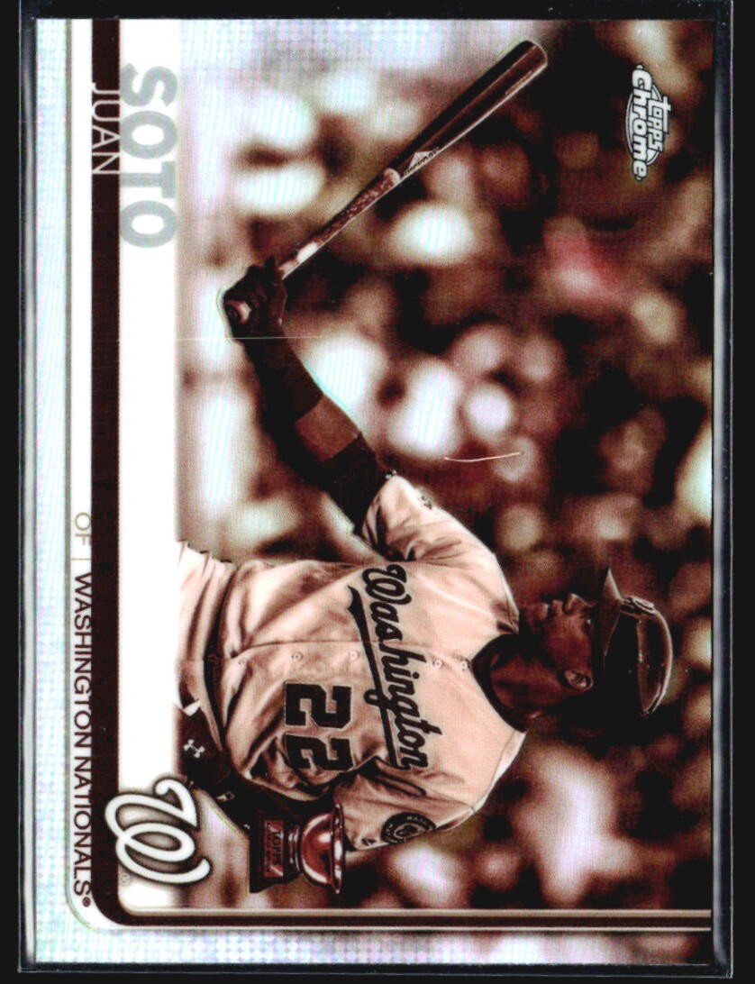 2019 Topps Chrome - Juan Soto #155 Sepia Refractor