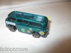 VINTAGE HOT WHEELS REDLINES BEACH BOM VAN w/ SURF BOARD AQUA HOTWHEELS