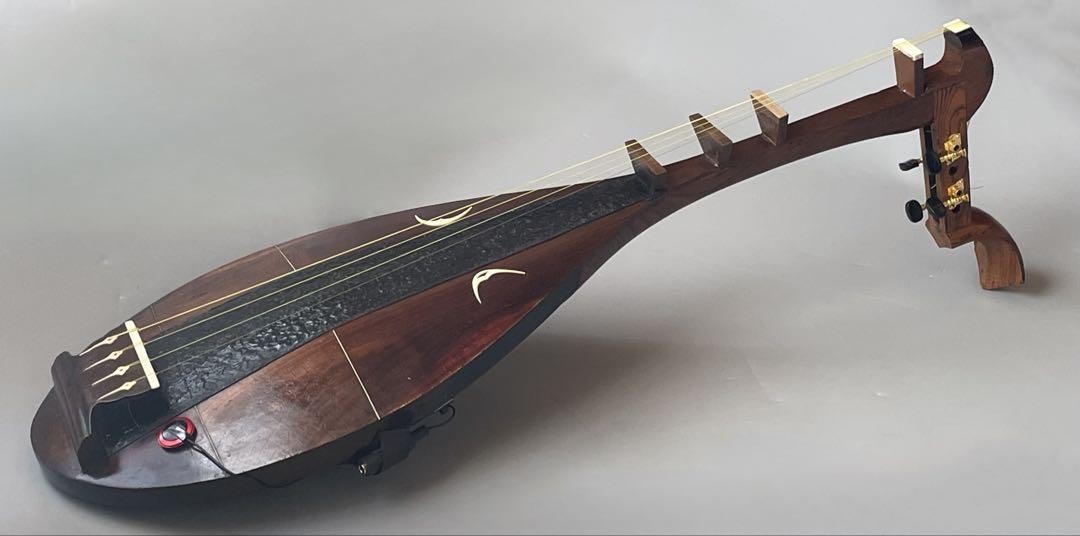 Japanese musical rare instrument Antique biwa Machine Head | eBay