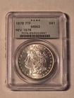 1878 Morgan Dollar 7TF Rev 1878 PCGS MS63