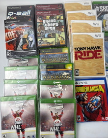 Variety of Video Games Used & New - Lot of 34 *Please Read Description*