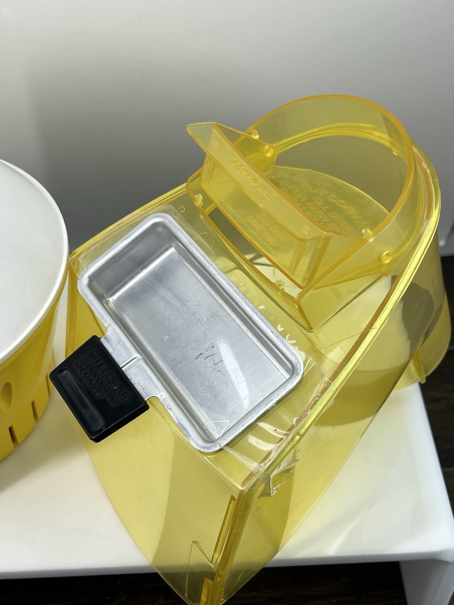 Machine à Popcorn Vintage WearEver 73000 - Hot Air Popper Avec Beurrier - 1250W, Testée