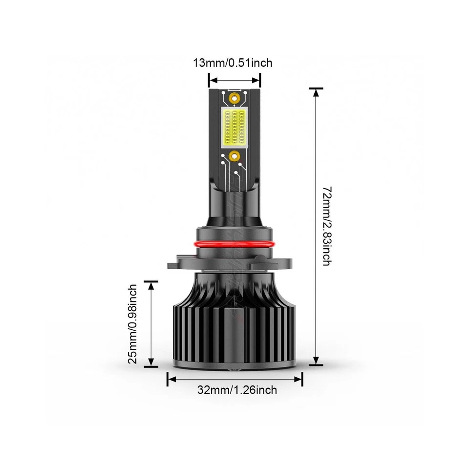 Faros LED de haz alto bajo antiniebla para Lexus SC300 SC400 1994-2000 Foto 2 de 4