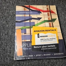 Applied Statistics for Public and Nonprofit Administration - Paperback