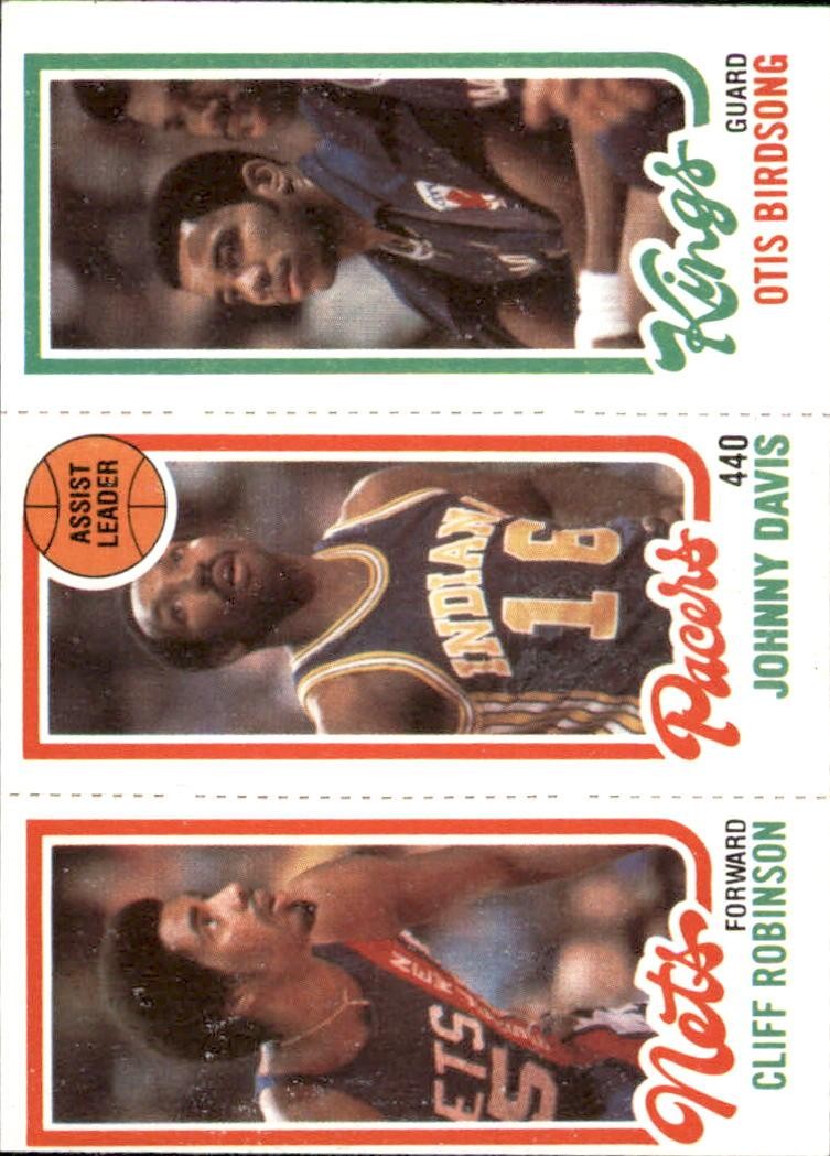 1980-81 Topps #114 / 125 / 161 Cliff Robinson / Johnny Davis / Otis Birdsong