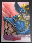 2022 Fleer Ultra Avengers Sketch - Getatom Adam Harris Wolverine Marvel Art 1/1