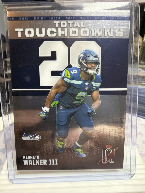 2025 Topps Signature Class Kenneth Walker III Total Touchdowns Insert