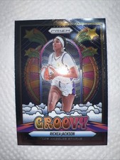 2025 Panini Prizm WNBA Rickea Jackson Groovy SP #6 Los Angeles Sparks