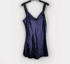 NWT Vintage California Dynasty Nightgown Satin Purple Slip Nightgown Lingerie Lg