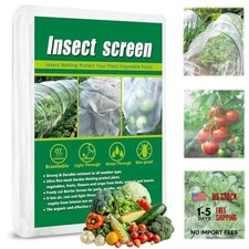 10 X 33 FT Garden Mesh Netting Pest Barrier for Raised 10x33ft White Netting