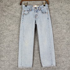 Levis 550 Relaxed Fit Jeans Light Wash Denim Kids Size 10 Reg W25 L25