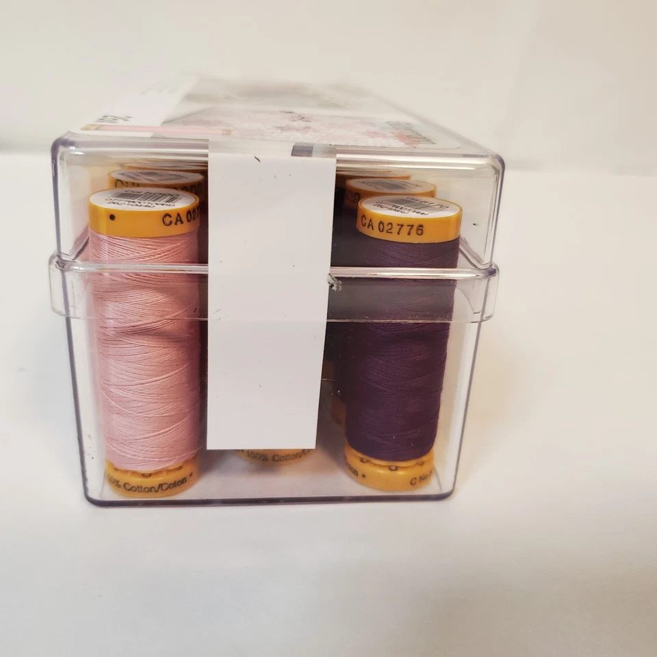 Gütermann 26 Spool Assorted Color Cotton Thread with Box Case USA - Image 3 of 4