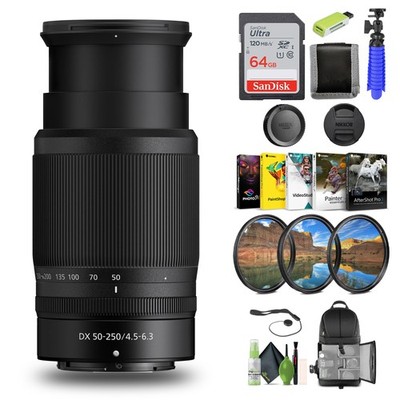 Nikon NIKKOR Z DX 50-250mm f/4.5-6.3 VR Telephoto Zoom Lens for Nikon Z Series -