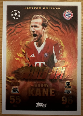 Match Attax Champions League 2025/26 LE28 Harry Kane Fired Up! Limited Edition