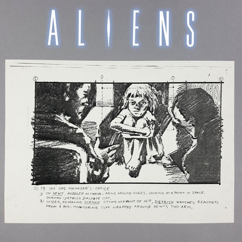 Image 8 of Aliens (1986) - Production Used Storyboard, Gorman Rider & Newt, Movie Prop COA
