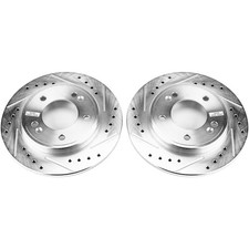 JBR1761XPR Powerstop 2-Wheel Set Brake Discs Rear for Hyundai Elantra Kia Niro