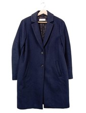 LOUIS FERAUD Übergangsmantel Damen Mantel Gr. DE 38 blau Casual-Look
