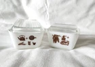 Vintage Pyrex Early America Refrigerator Dishes and Lids