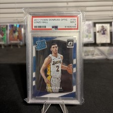 2017-18 Donruss Optic Lonzo Ball #199 RC PSA 9