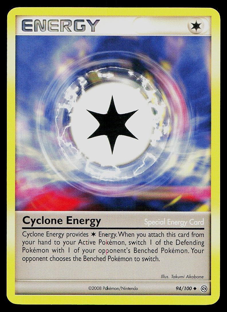 Pokemon Card Stormfront Cyclone Energy 94/100 Uncommon