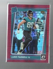 2021 Donruss Optic #287 Luke Farrell Red Hyper