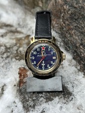 Vintage Mechanical Watch Wostok Commander cal.2409 Submarine Waterproof